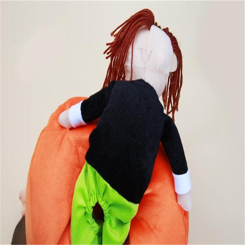 Pet Halloween Pumpkin Costume For Dogs