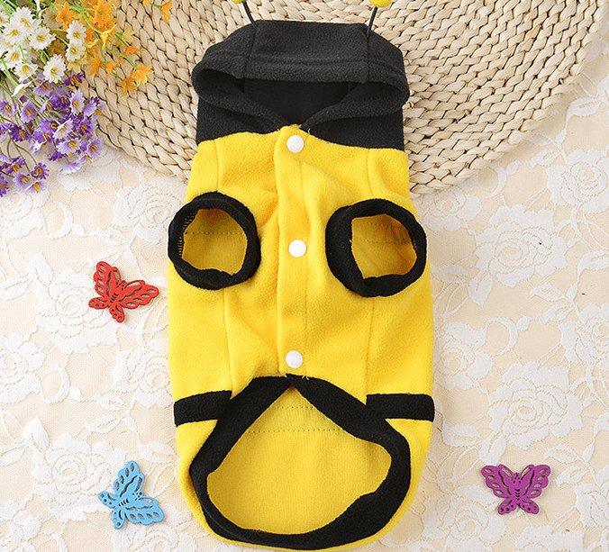 Buzzing Bee Pet Apparel: Soft Fleece Clothes For Dogs And Cats
