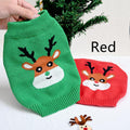Festive Fairytale Pet Sweater: Elk Printed Knitwear For Dogs And Cats