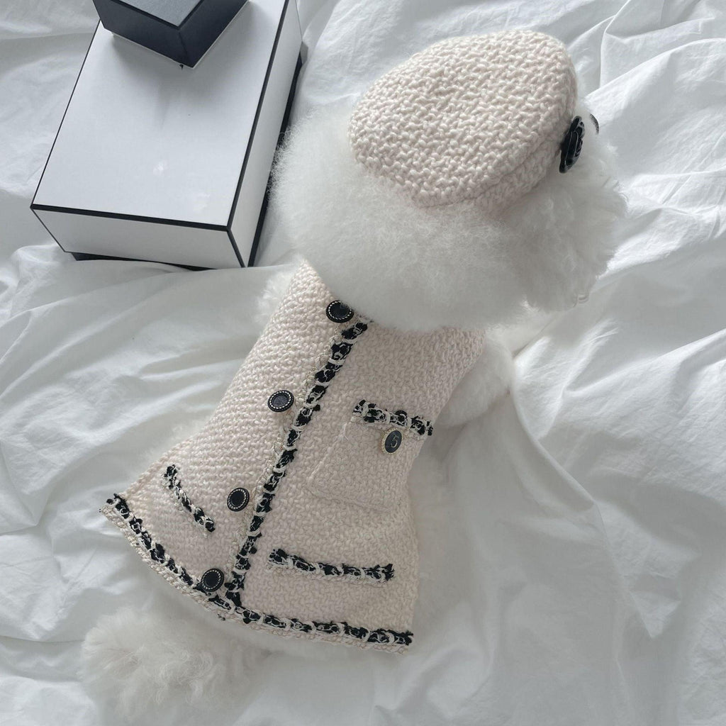 Cozy Knit Pet Hat - Stylish And Warm Headwear For Dogs And Cats
