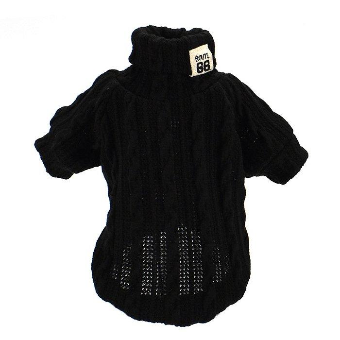 Cozy Knitted Turtleneck Sweater For Pets - Winter Warmth For Dogs And Cats